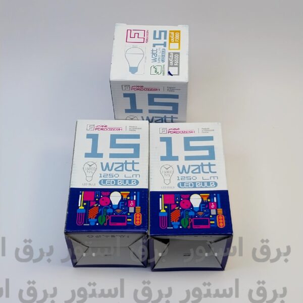 لامپ 15 وات بسته 3عددی